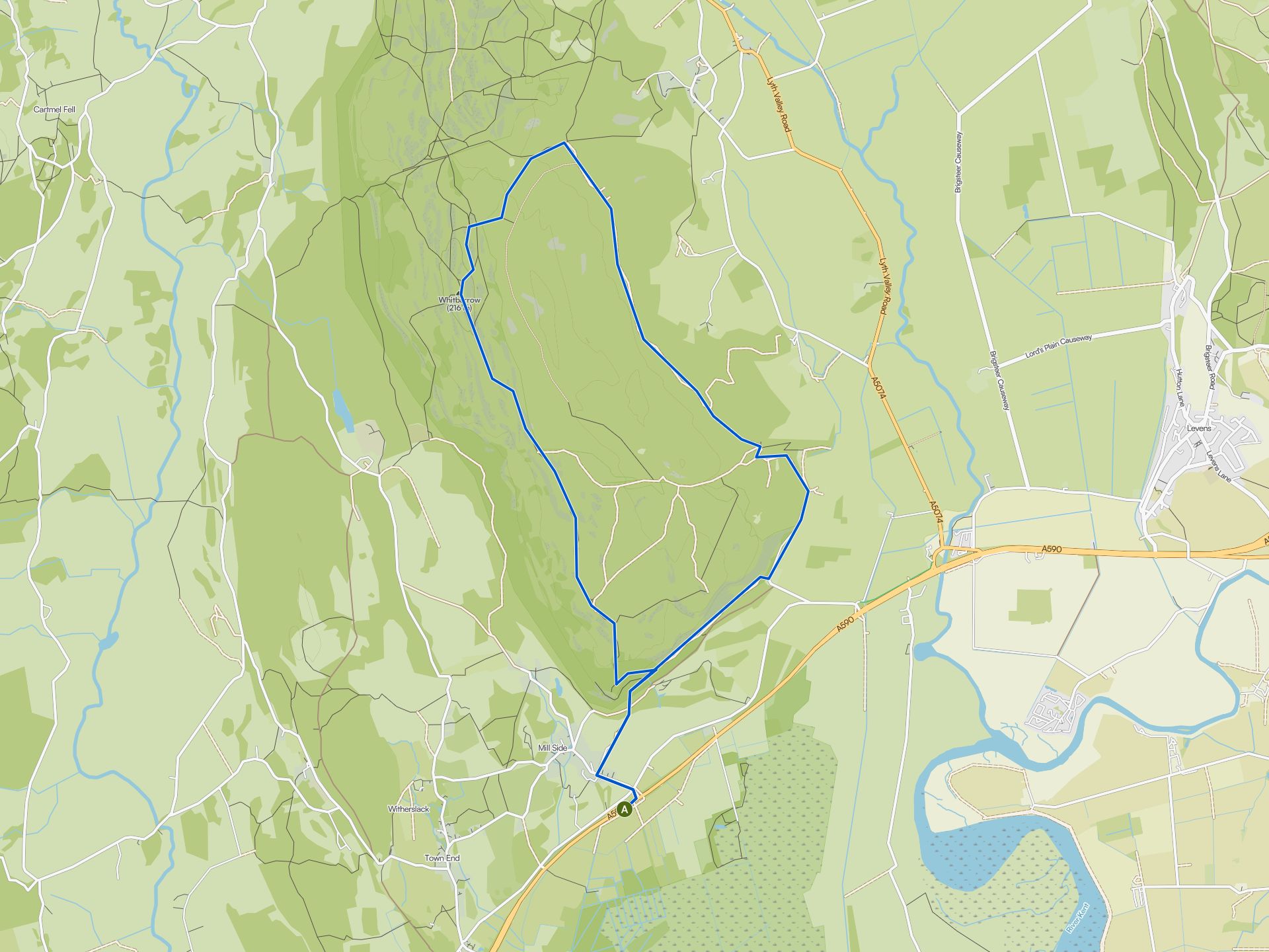 The best walks and hikes around Witherslack, Meathop And Ulpha | Komoot
